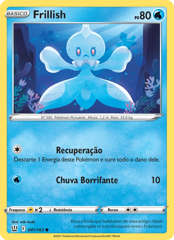 Frillish Estilos de Batalha 41/163