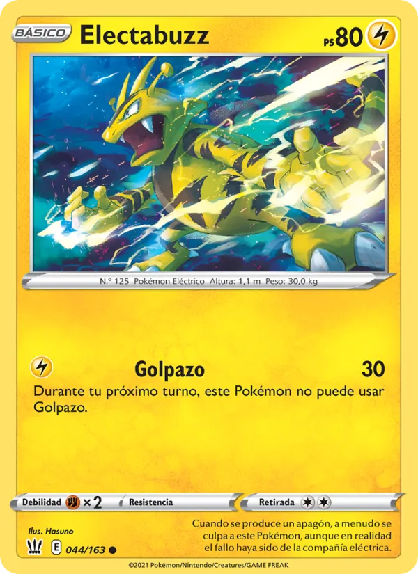 Electabuzz Estilos de Combate 44/163