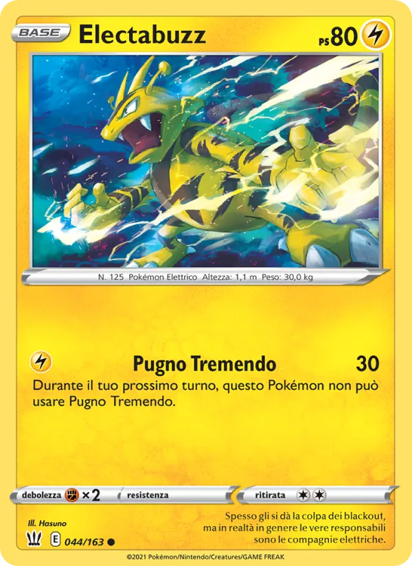 Electabuzz Stili di Lotta 44/163