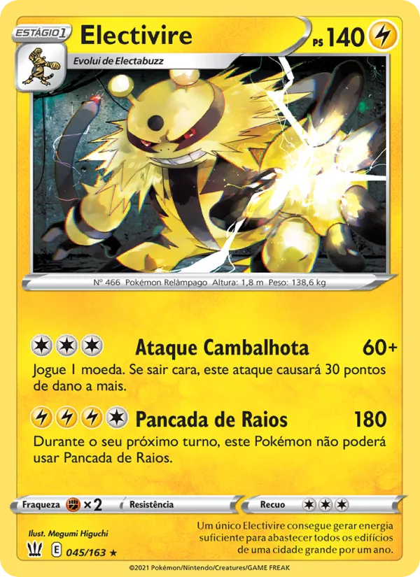 Electivire Estilos de Batalha 45/163