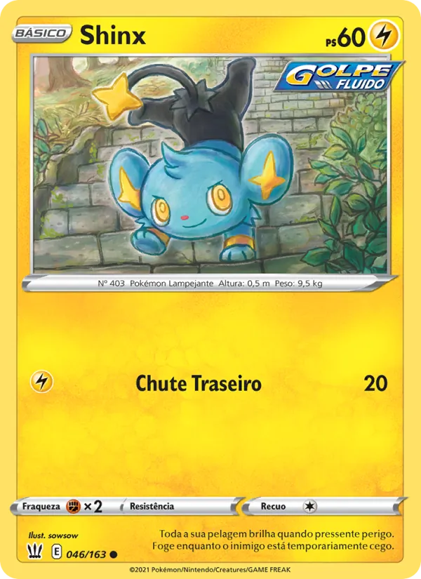 Shinx Estilos de Batalha 46/163