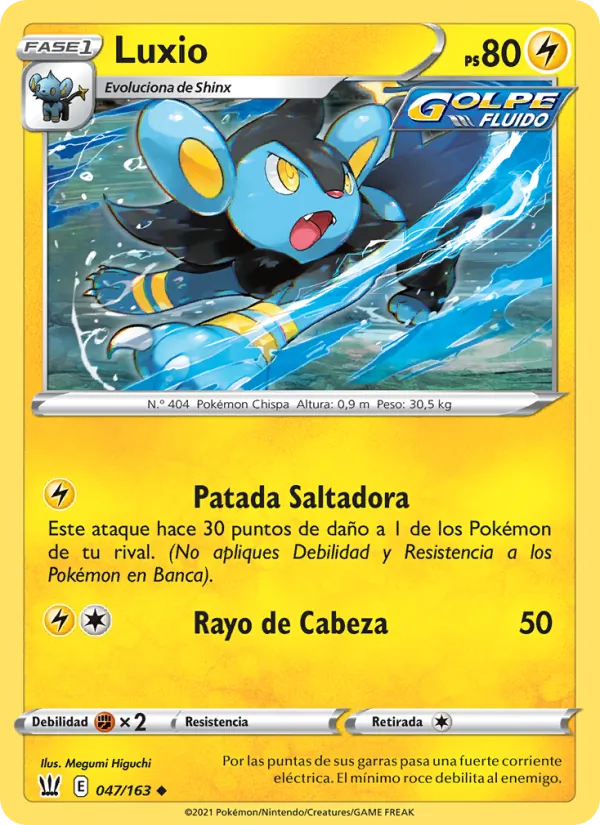 Luxio Estilos de Combate 47/163