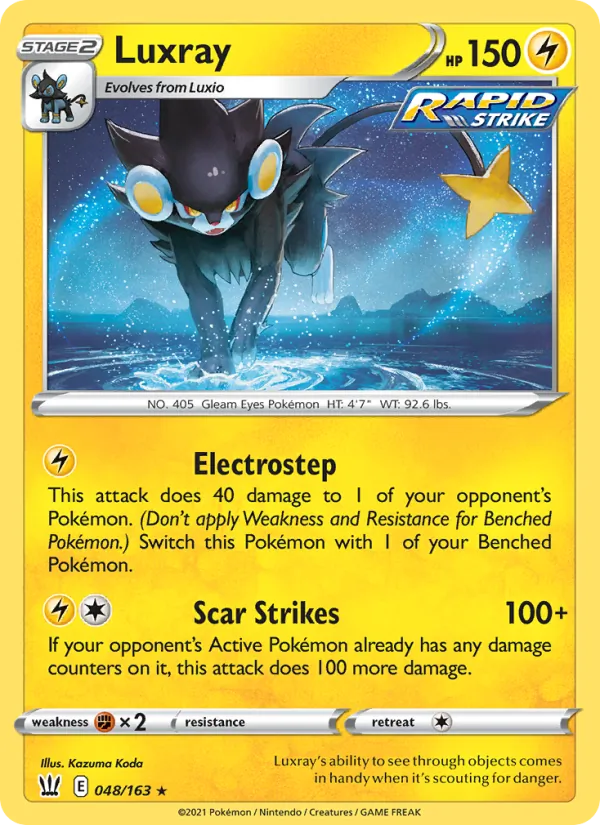 Luxray Battle Styles 48/163