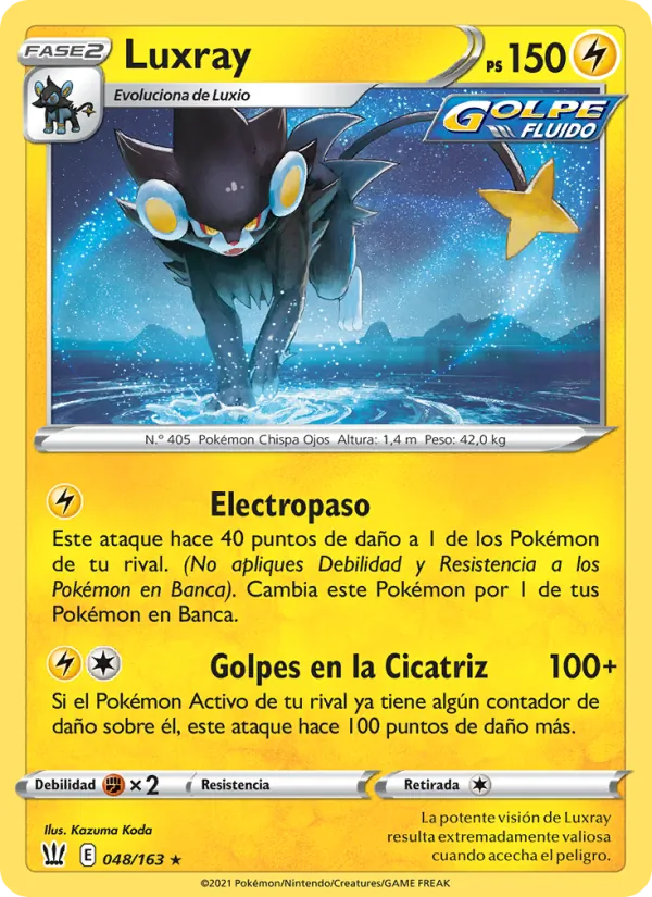 Luxray Estilos de Combate 48/163