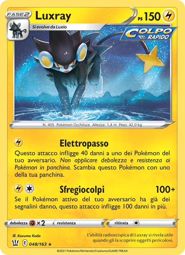 Luxray Stili di Lotta 48/163