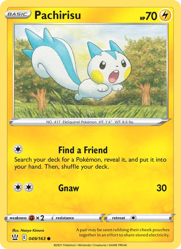 Pachirisu Battle Styles 49/163