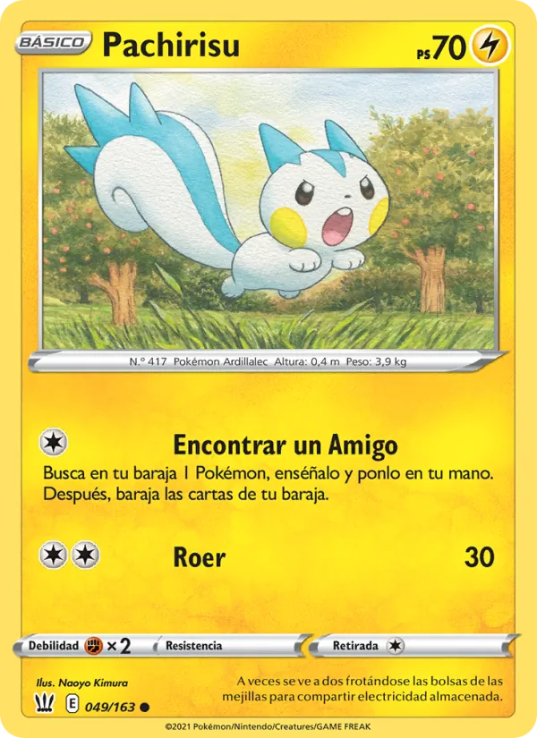 Pachirisu Estilos de Combate 49/163