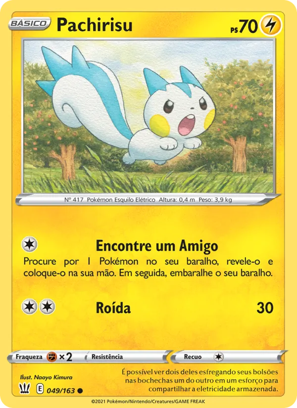 Pachirisu Estilos de Batalha 49/163