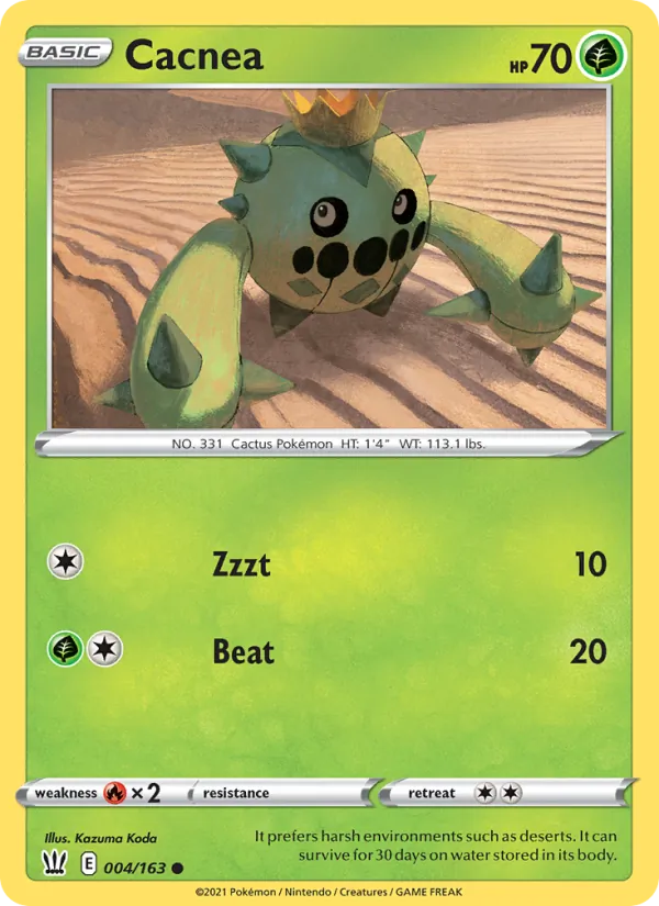 Cacnea Battle Styles 4/163