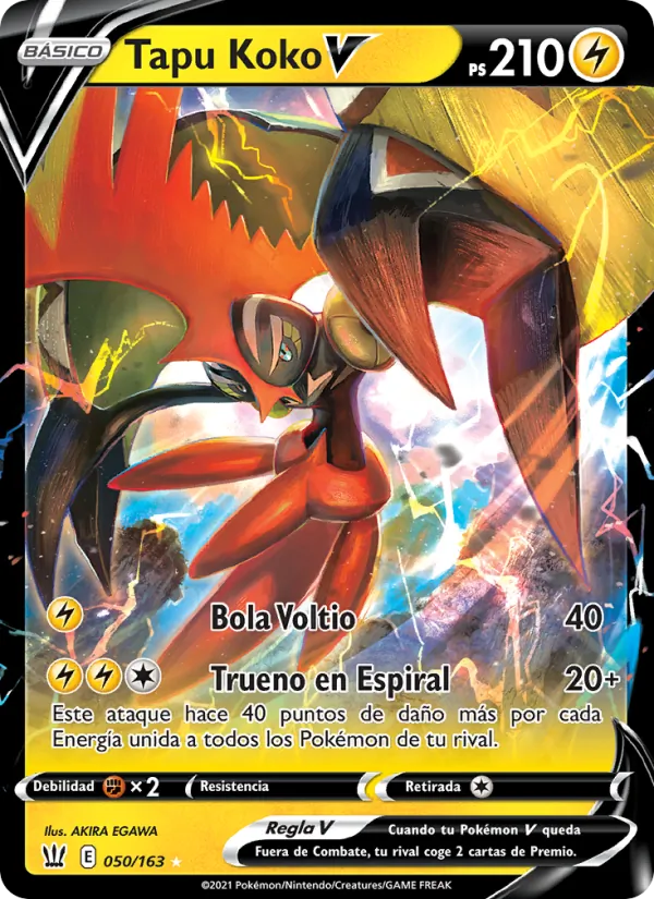 Tapu Koko V Estilos de Combate 50/163
