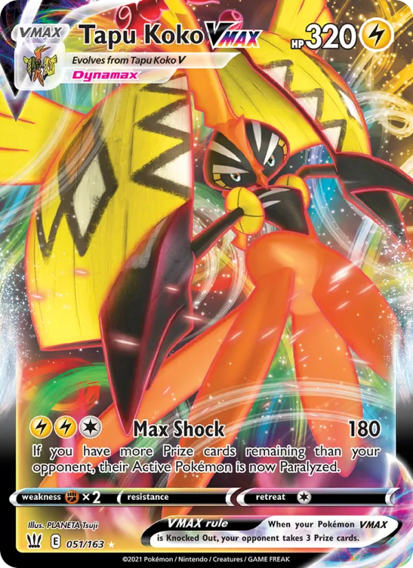 Tapu Koko VMAX Battle Styles 51/163