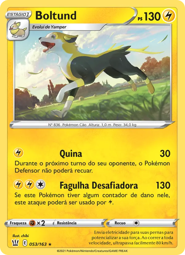 Boltund Estilos de Batalha 53/163