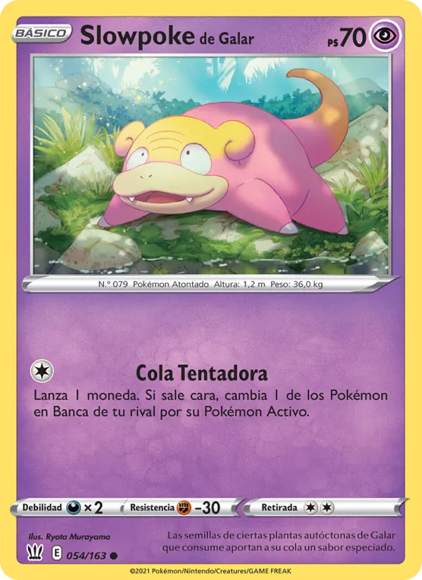 Slowpoke de Galar Estilos de Combate 54/163