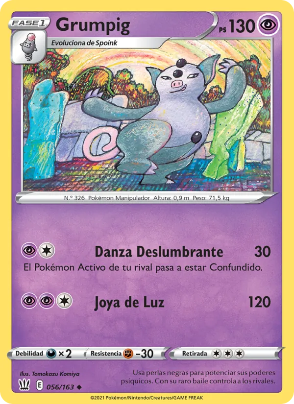 Grumpig Estilos de Combate 56/163