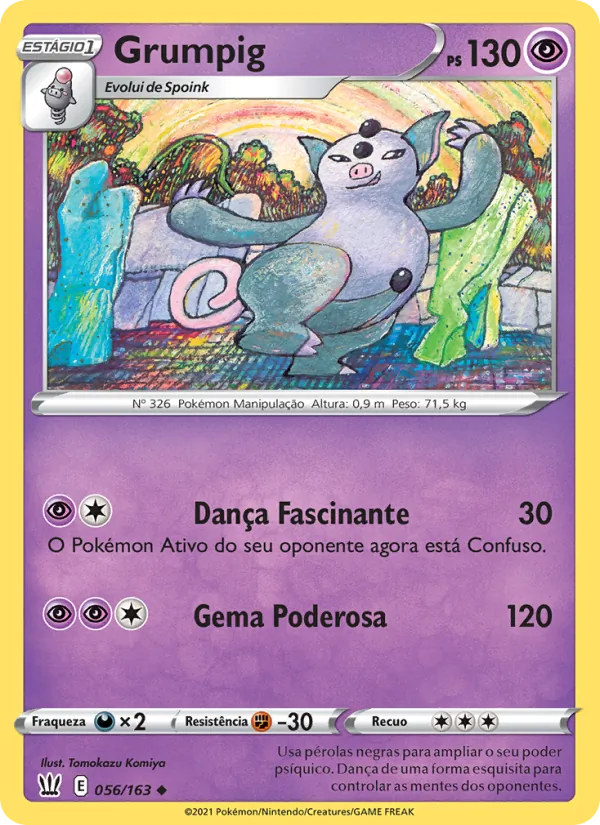 Grumpig Estilos de Batalha 56/163