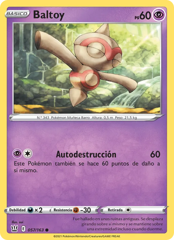 Baltoy Estilos de Combate 57/163