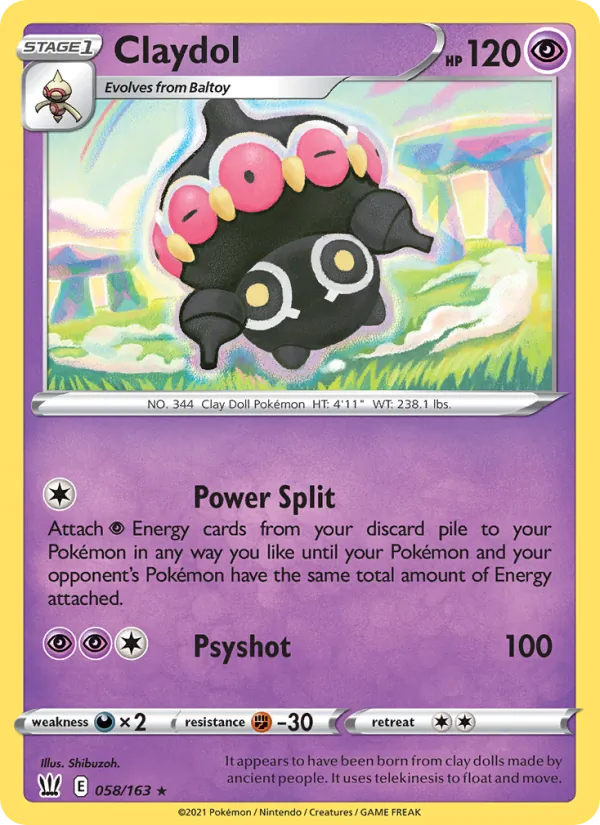 Claydol Battle Styles 58/163