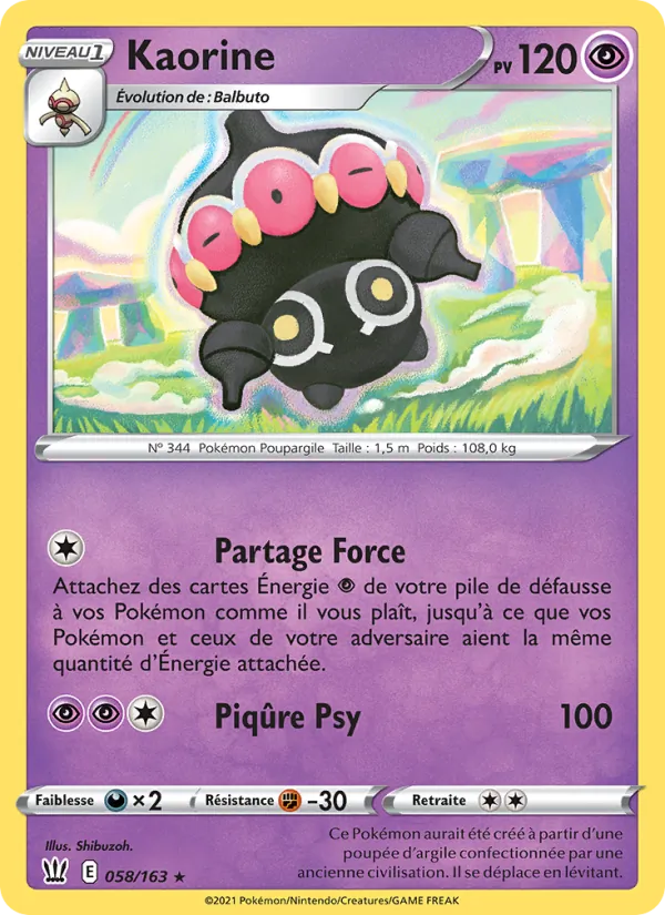 Kaorine Styles de combat 58/163