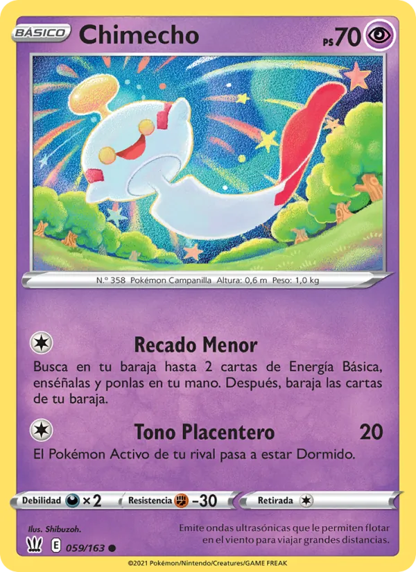 Chimecho Estilos de Combate 59/163