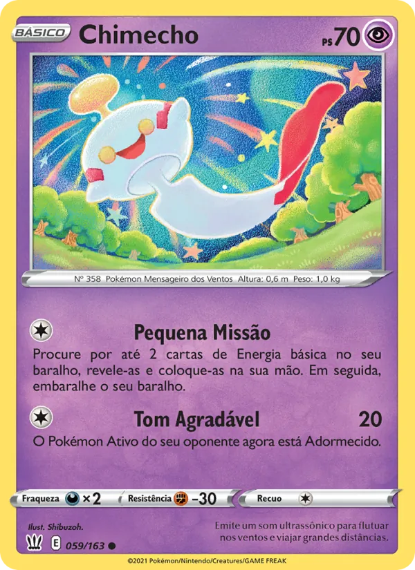 Chimecho Estilos de Batalha 59/163