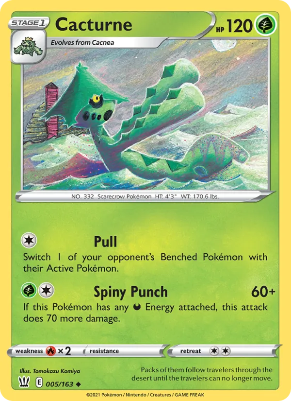 Cacturne Battle Styles 5/163