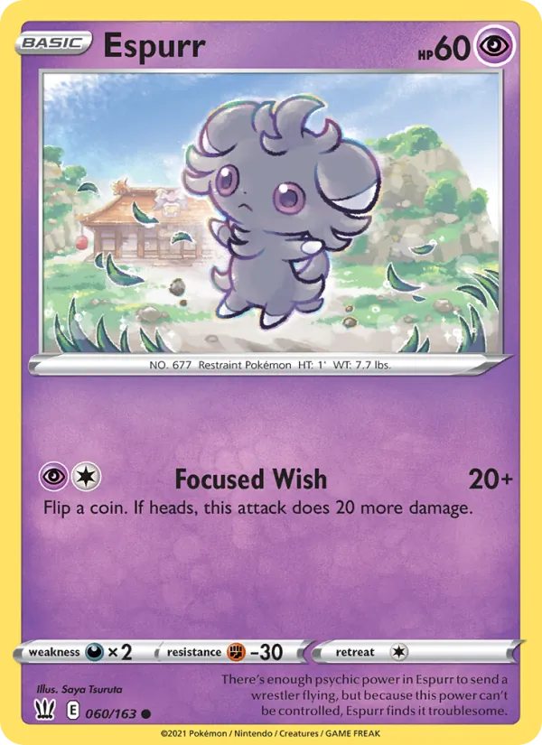 Espurr Battle Styles 60/163