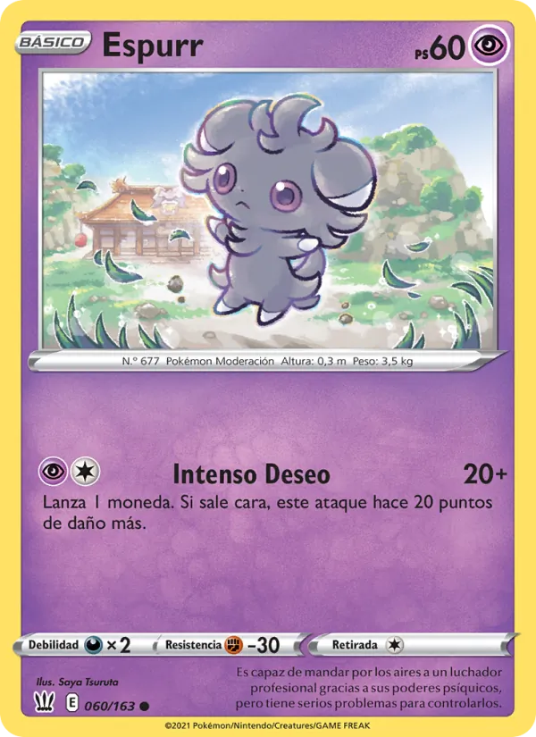 Espurr Estilos de Combate 60/163