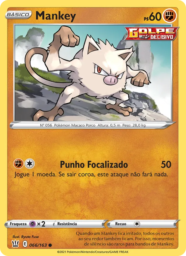 Mankey Estilos de Batalha 66/163