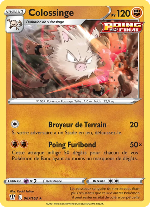 Colossinge Styles de combat 67/163