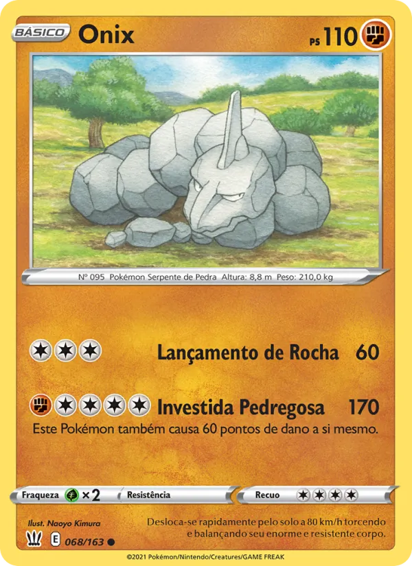 Onix Estilos de Batalha 68/163