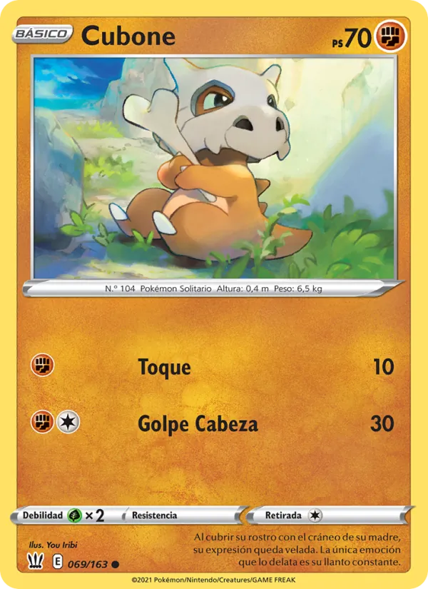 Cubone Estilos de Combate 69/163