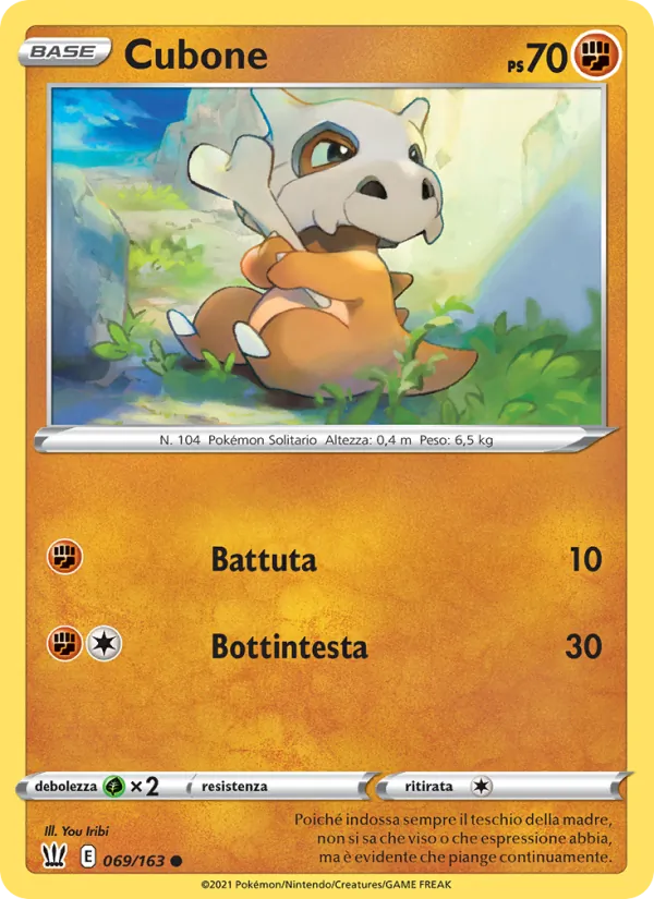 Cubone Stili di Lotta 69/163