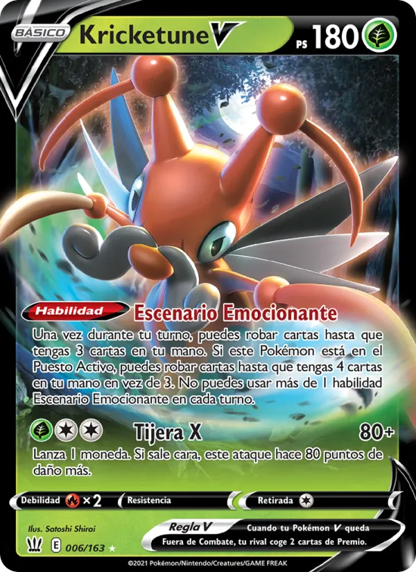 Kricketune V Estilos de Combate 6/163