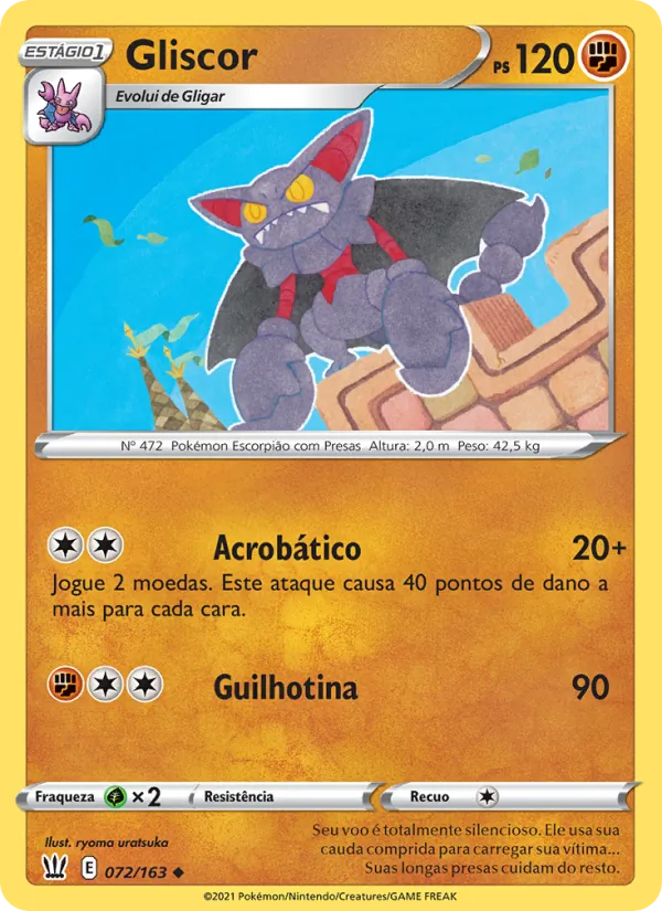Gliscor Estilos de Batalha 72/163
