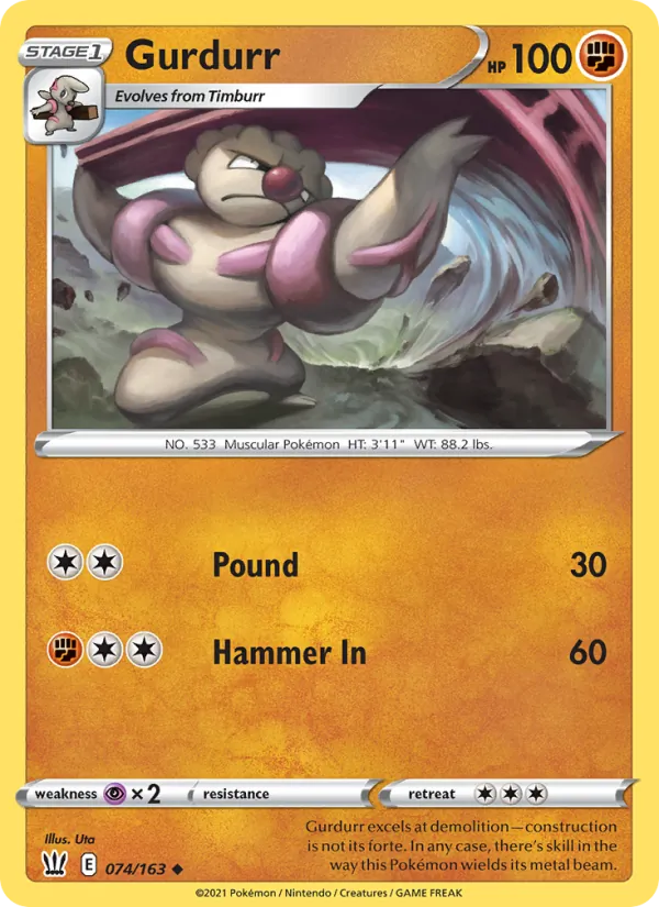 Gurdurr Battle Styles 74/163