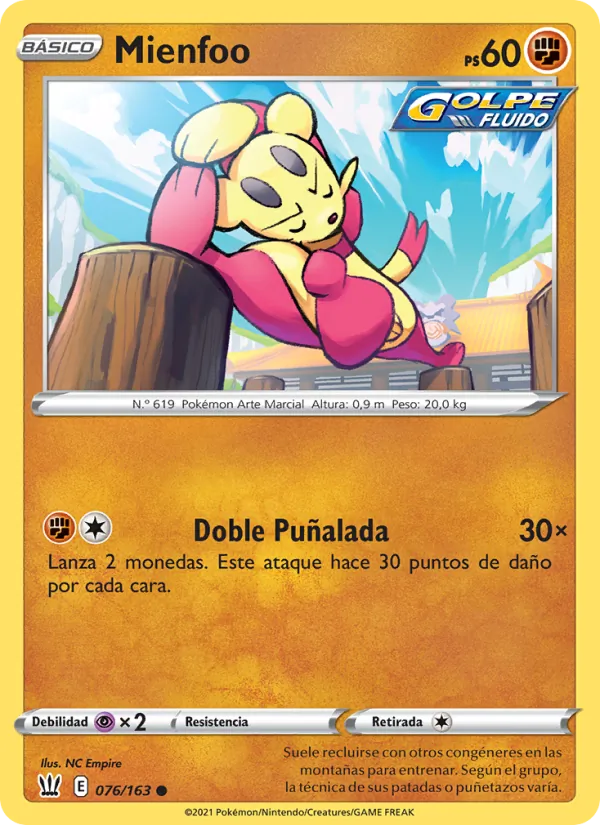 Mienfoo Estilos de Combate 76/163