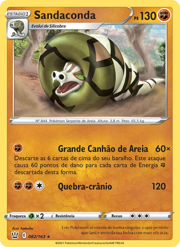 Sandaconda Estilos de Batalha 82/163