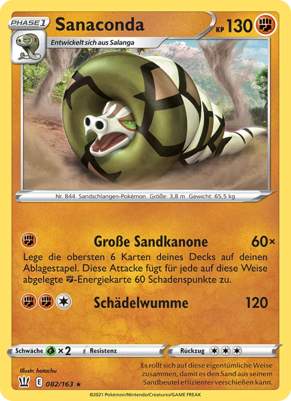 Sanaconda Kampfstile 82/163