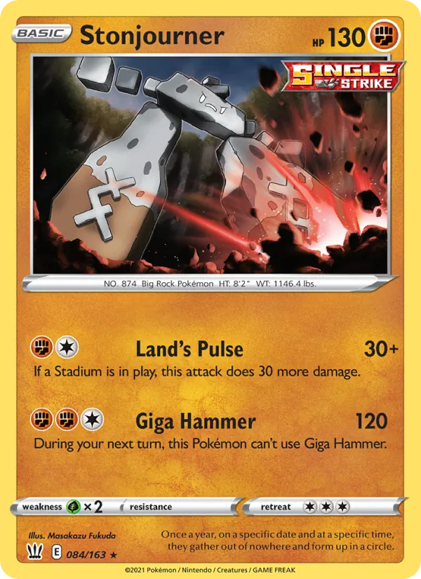 Stonjourner Battle Styles 84/163