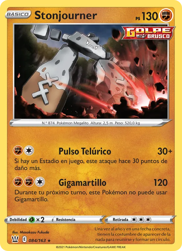 Stonjourner Estilos de Combate 84/163