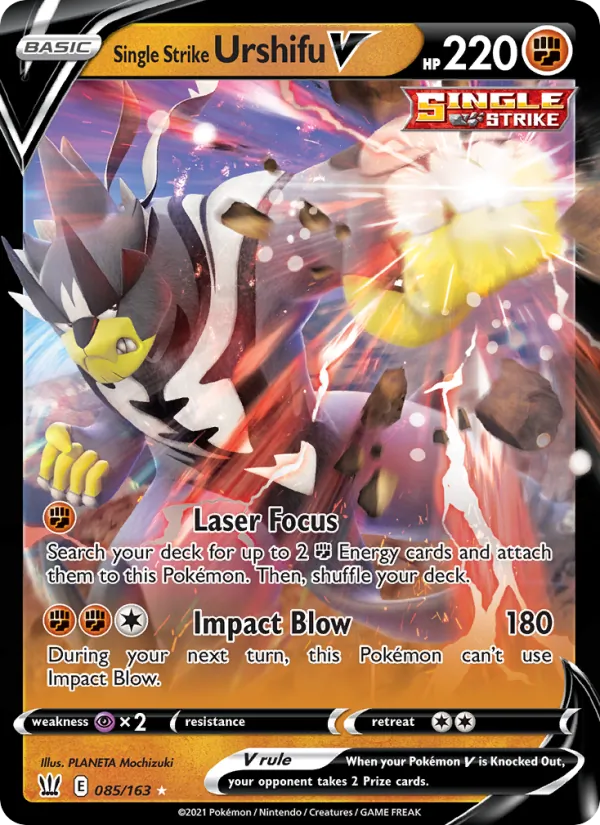 Single Strike Urshifu V Battle Styles 85/163
