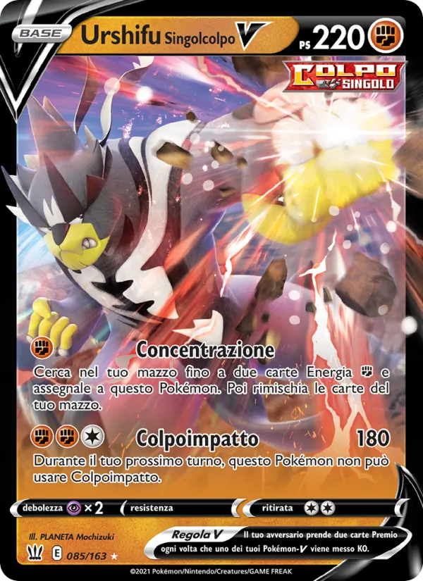 Urshifu Singolcolpo V Stili di Lotta 85/163