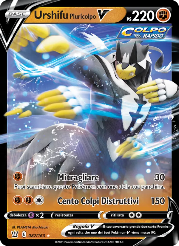 Urshifu Pluricolpo V Stili di Lotta 87/163