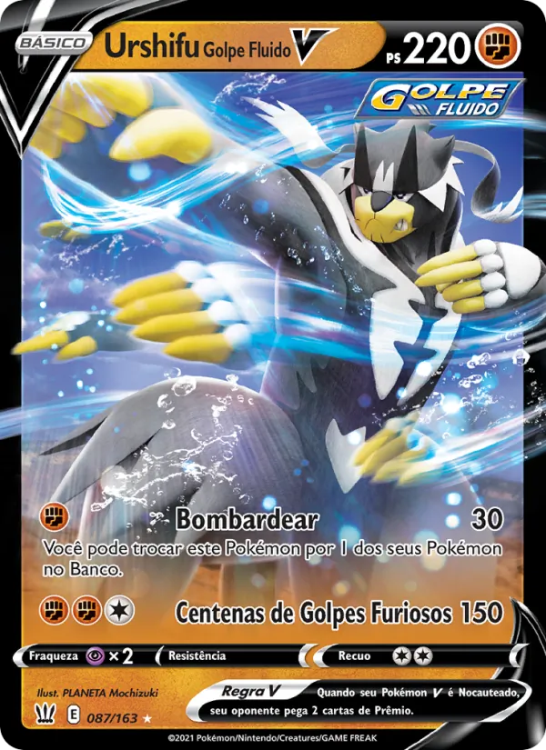 Urshifu Golpe Fluido V Estilos de Batalha 87/163