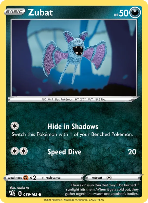 Zubat Battle Styles 89/163
