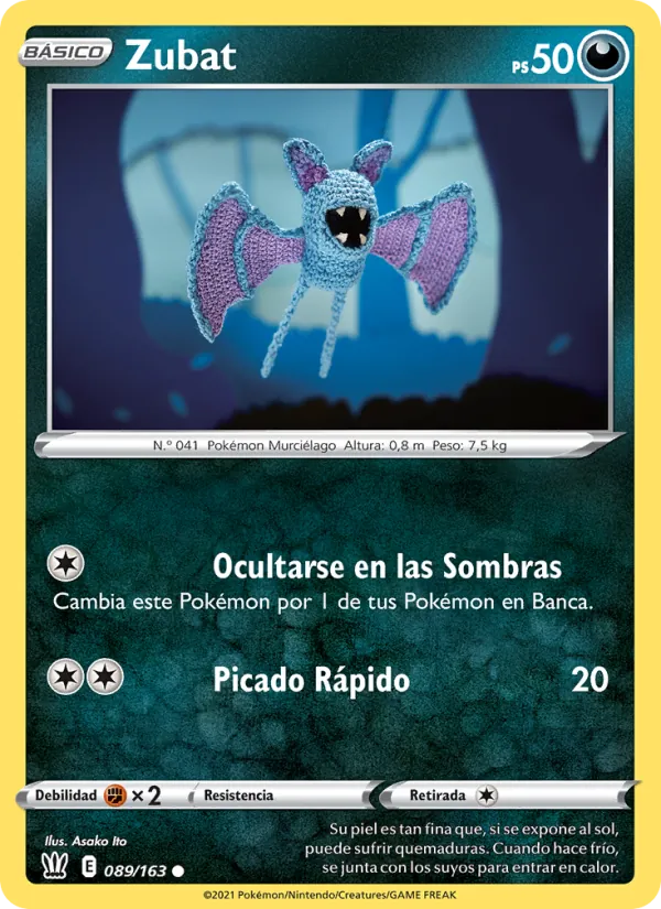 Zubat Estilos de Combate 89/163