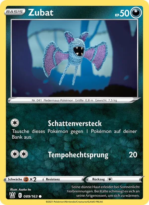 Zubat Kampfstile 89/163