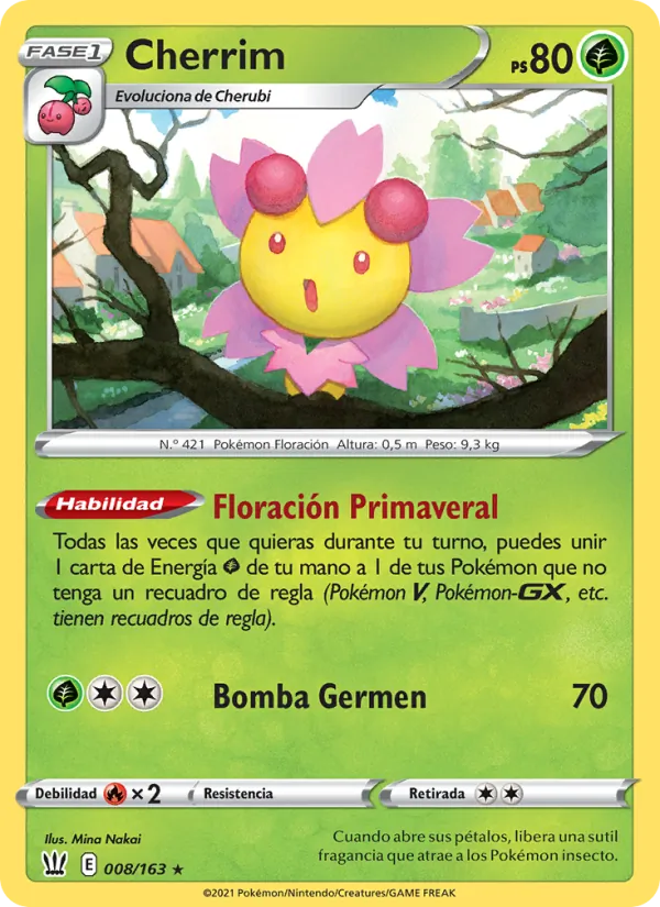 Cherrim Estilos de Combate 8/163