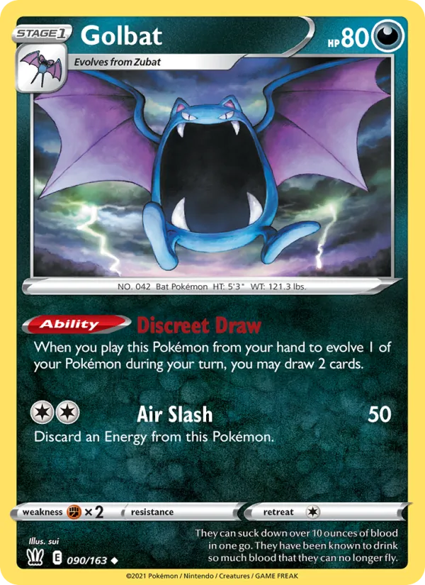 Golbat Battle Styles 90/163