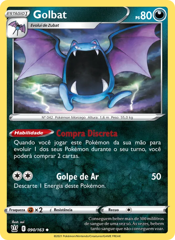 Golbat Estilos de Batalha 90/163